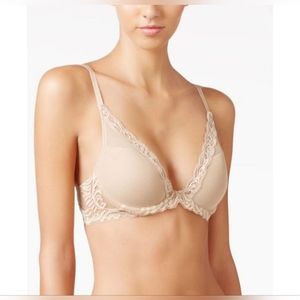 Natori Preowned Woman's Nude Bra. Natori Feathers in Size 36DDD.
